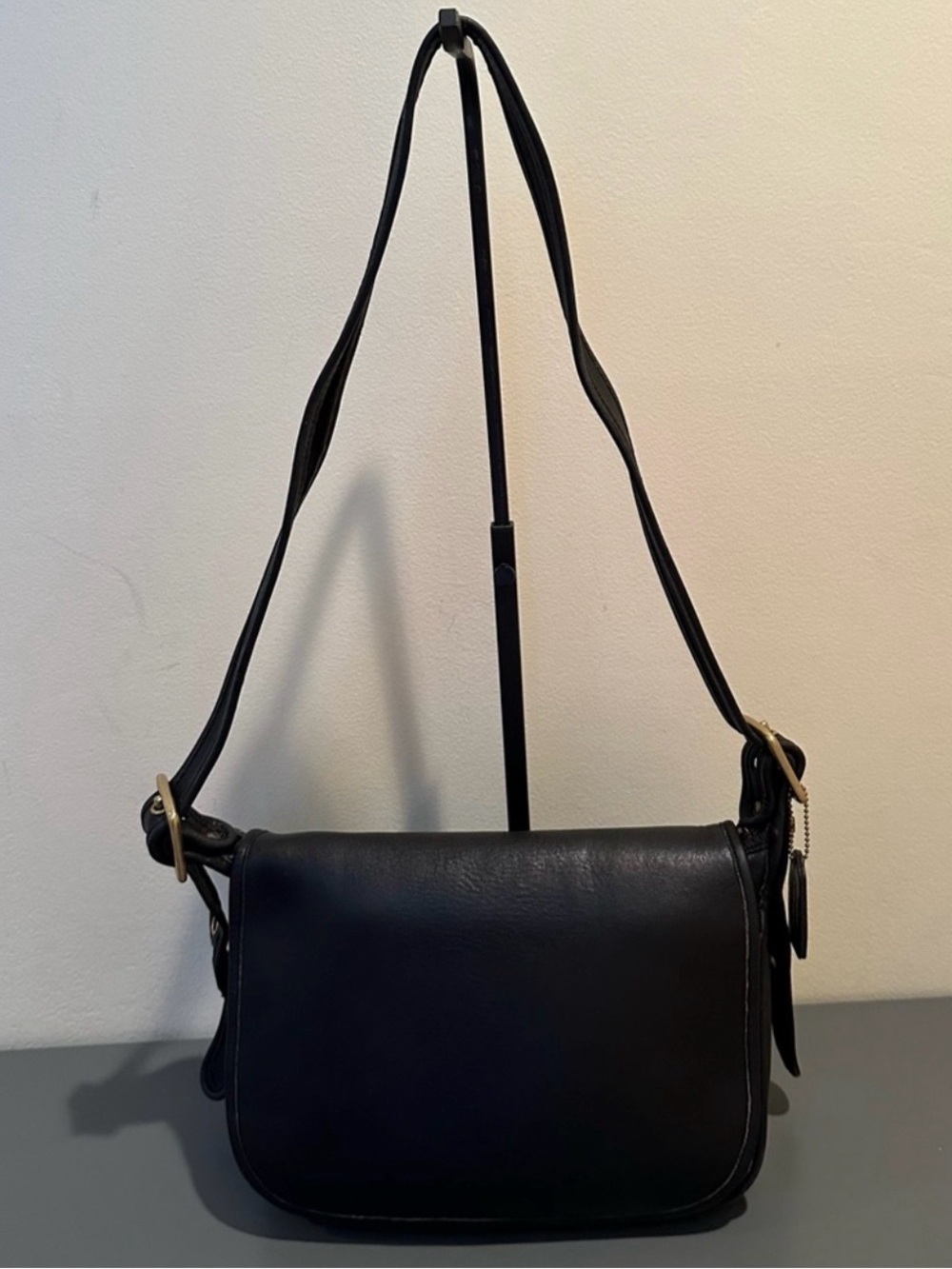 Vintage Coach Black Leather Patricia Legacy Shoulder Bag 1994 Style Number 9951